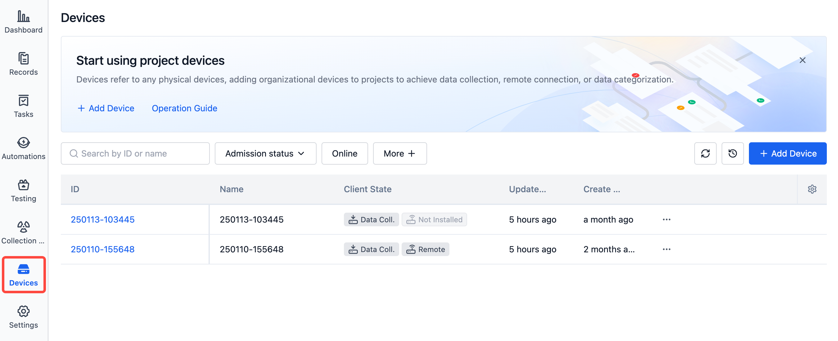Add Associated Projects