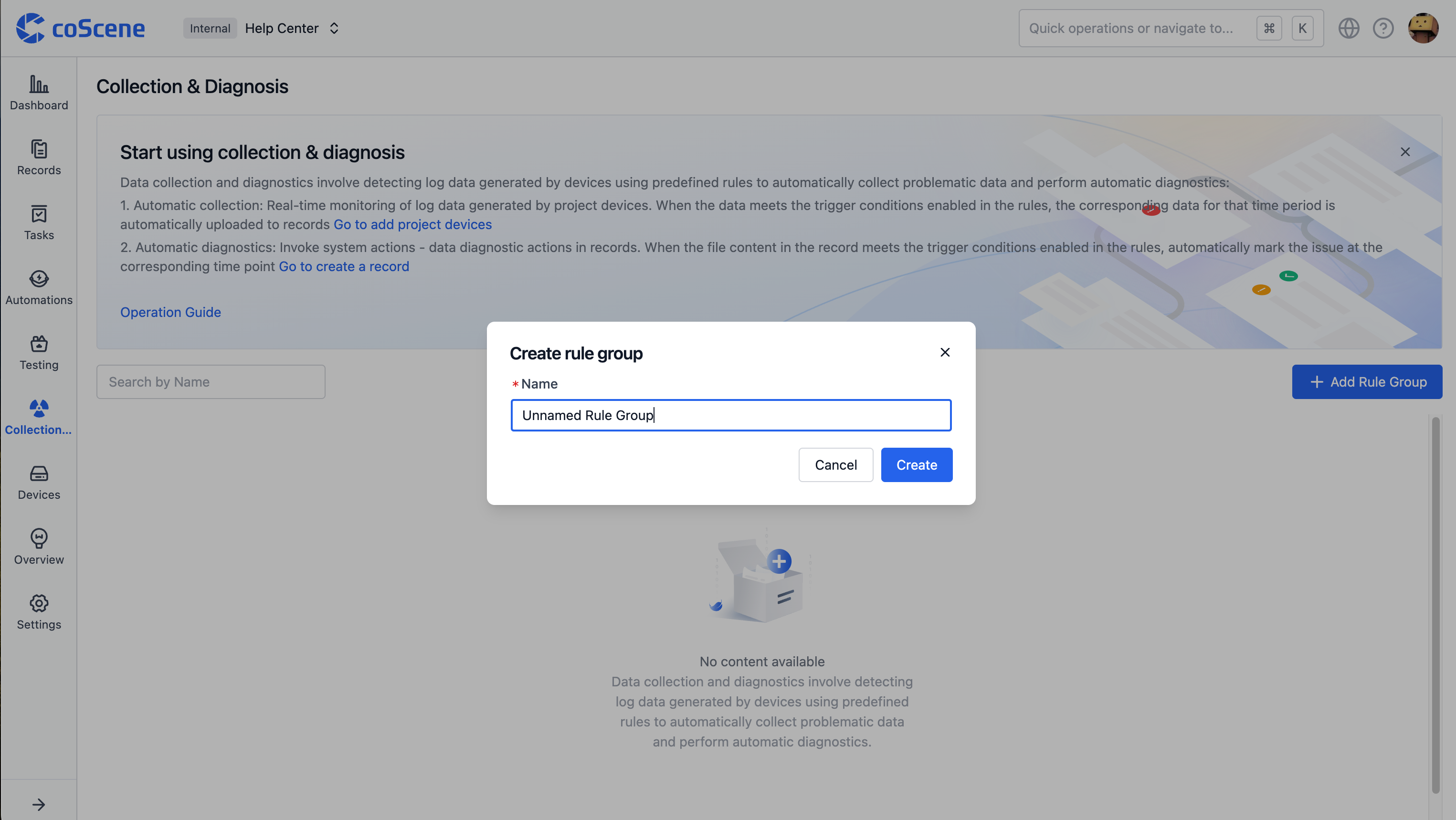 Add Rule Group